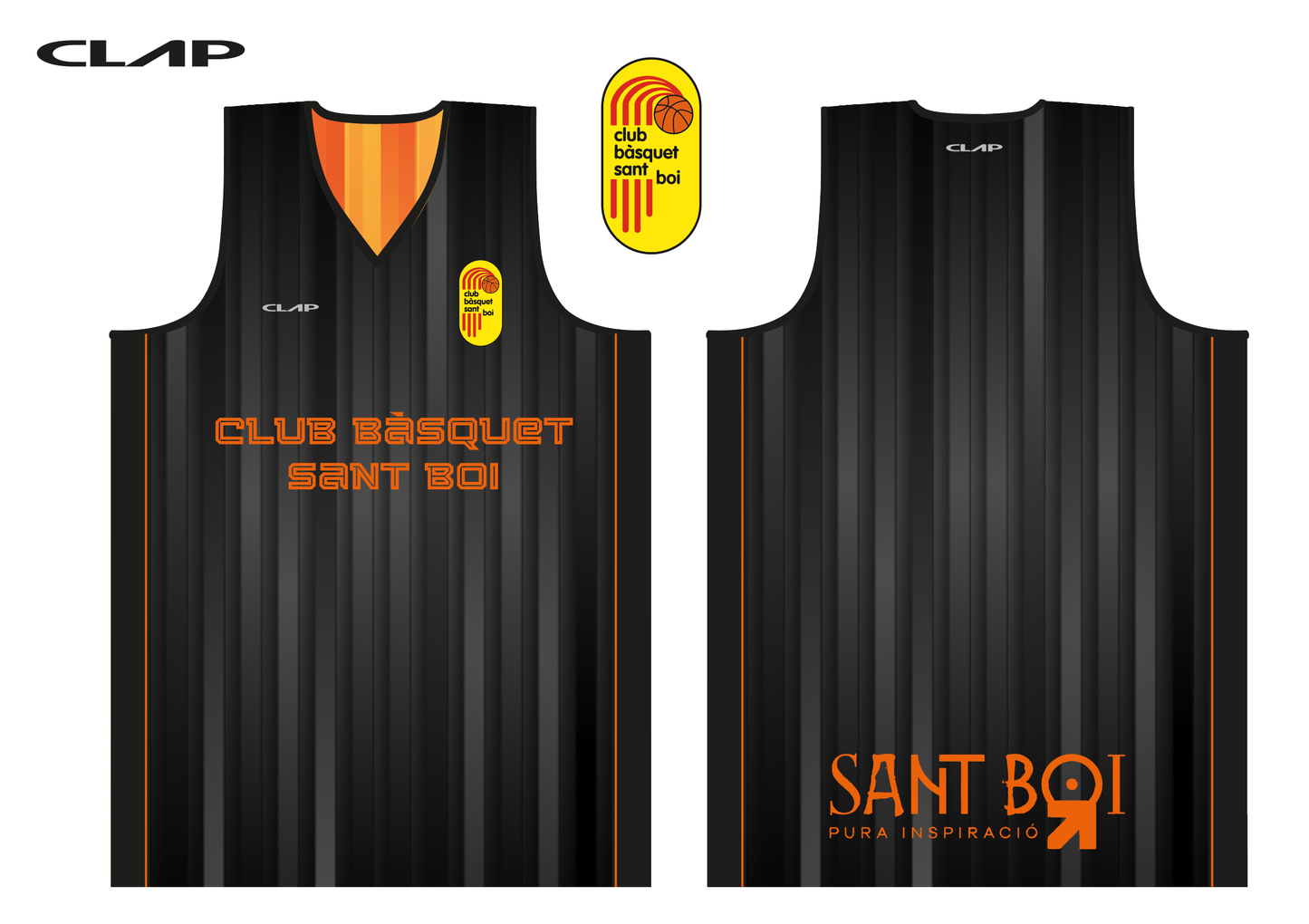 Camiseta REVERSIBLE del CB Sant Boi