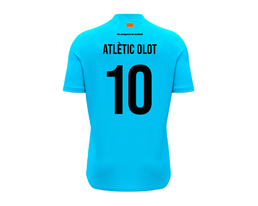 Segunda equipación con DORSAL ATLÈTIC OLOT 2026/28