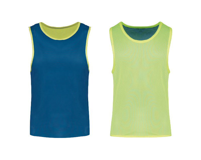 Peto de entrenamiento Reversible Azul/verde At. Olot