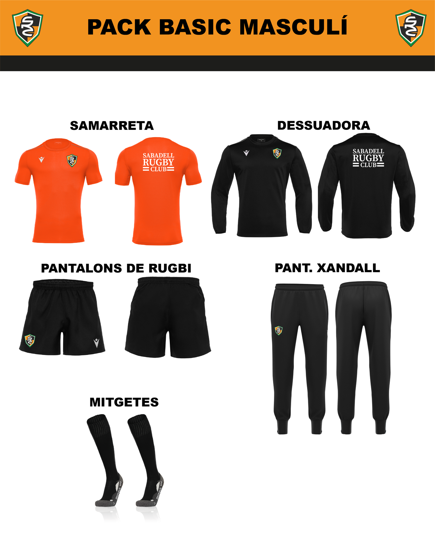 Pack BASIC MASCULÍ SABADELL RC