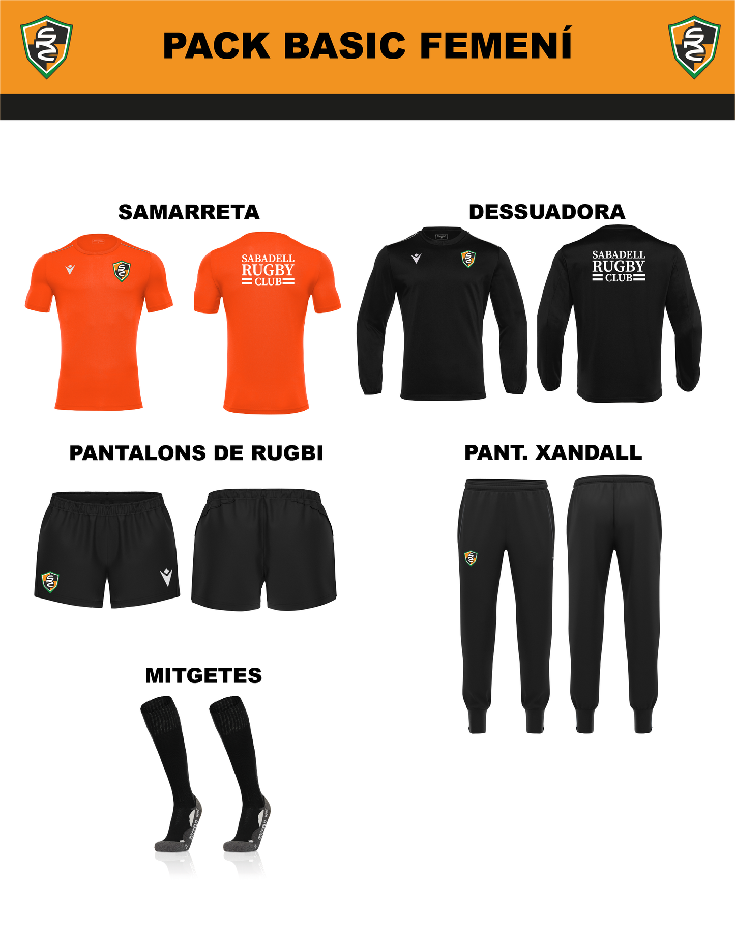 Pack BASIC FEMENÍ SABADELL RC