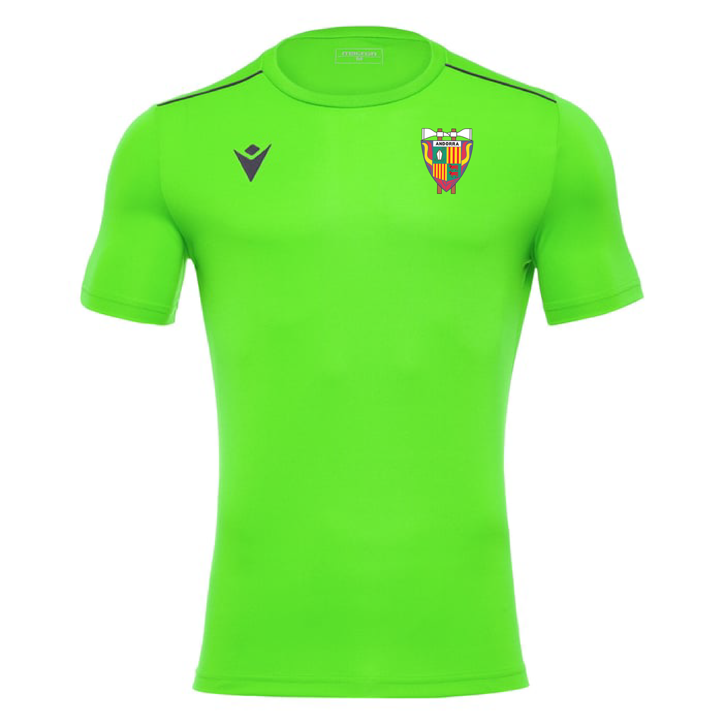 Camiseta RIGEL VPC ANDORRA RUGBY - VERDE FLUO