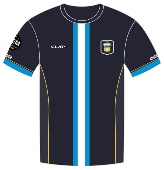 Camiseta AEM Pádel Azul Marino