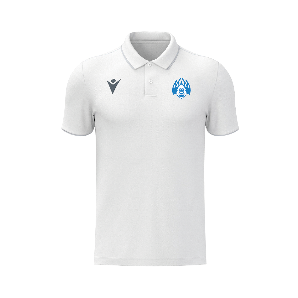 Polo Macron DRACO Blanco UPC